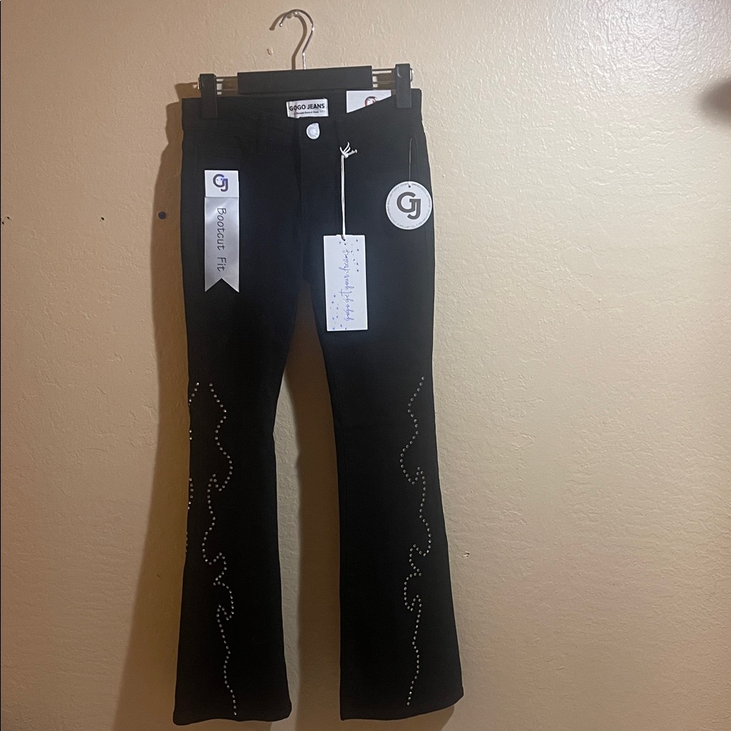 Gogo Elegant Black Boot Cut Jeans Size 1/25